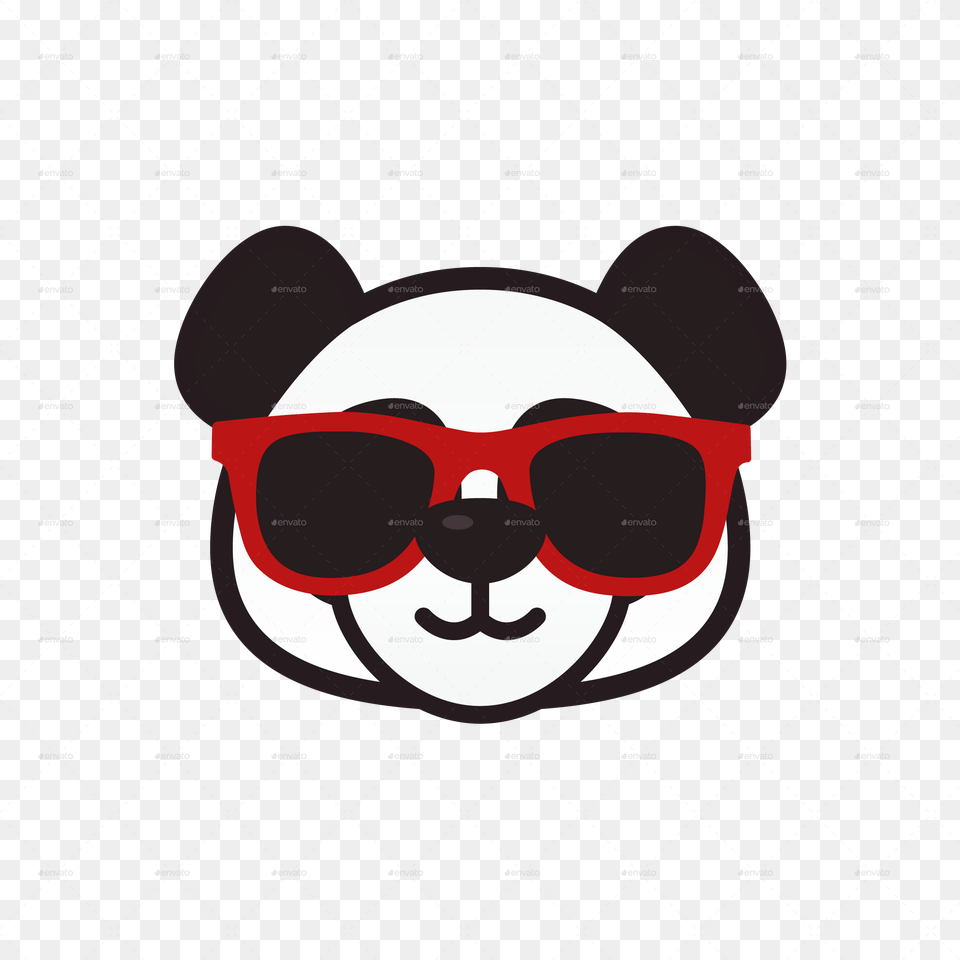Transparent Cartoon Sunglasses Emoticon Panda, Accessories, Glasses Png