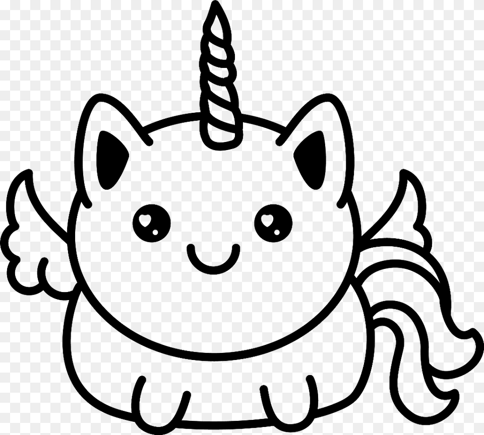 Transparent Cartoon Unicorn, Gray Free Png Download