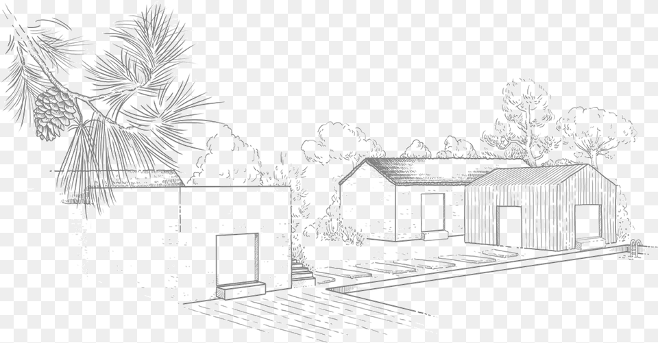 Casas Line Art, Architecture, Outdoors, Nature, Hut Free Transparent Png