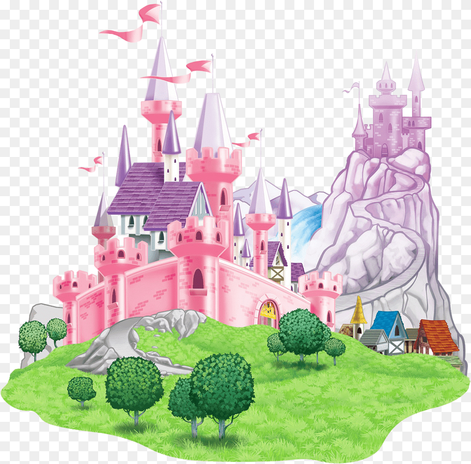 Castle Princess Aurora Disney Princess Castle, Grass, Plant, Architecture, Building Free Transparent Png