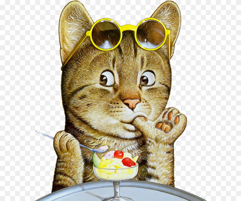 Transparent Cat Emoji Yandeks Kartinki S Dobrim Utrom, Accessories, Sunglasses, Cutlery, Pet Png