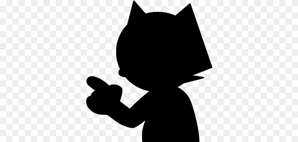 Cat Finger Injury Image Baby Middle Finger Silhouette, People, Person Free Transparent Png