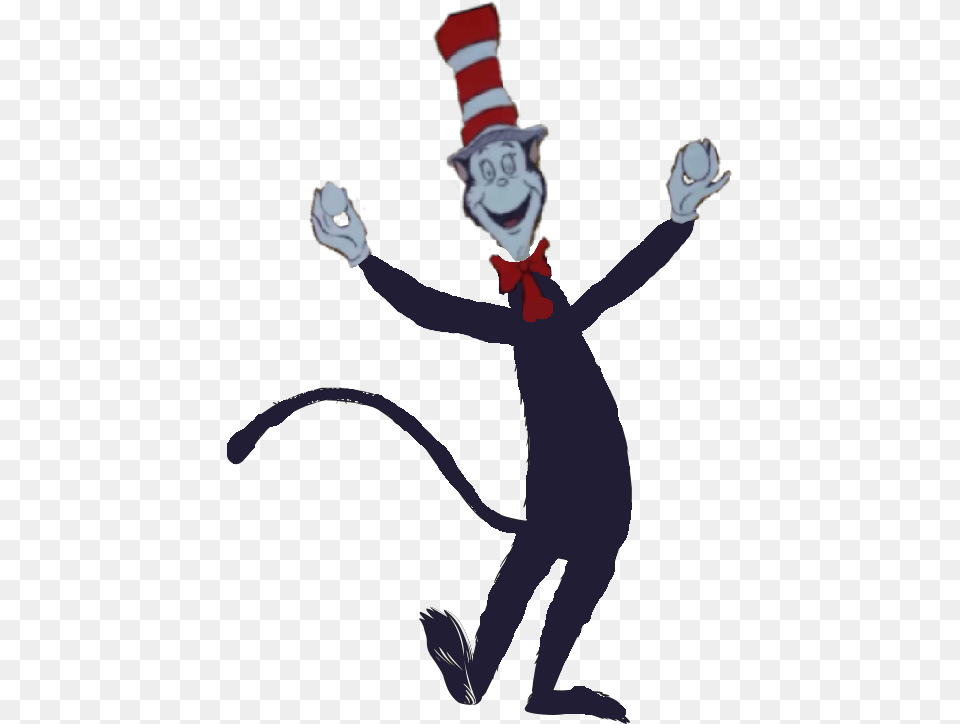 Transparent Cat In The Hat Cat In The Hat Singing About Eggs, Person, Performer, Clown Png