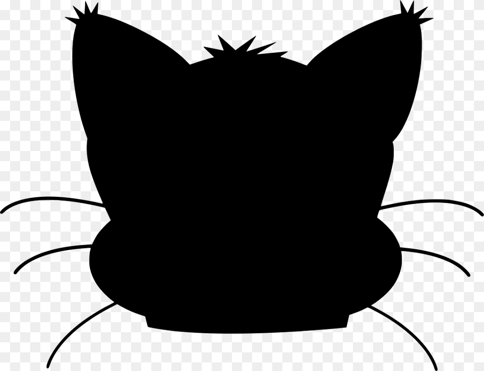 Transparent Cat Whiskers Cat Clipart Sad, Gray Free Png Download
