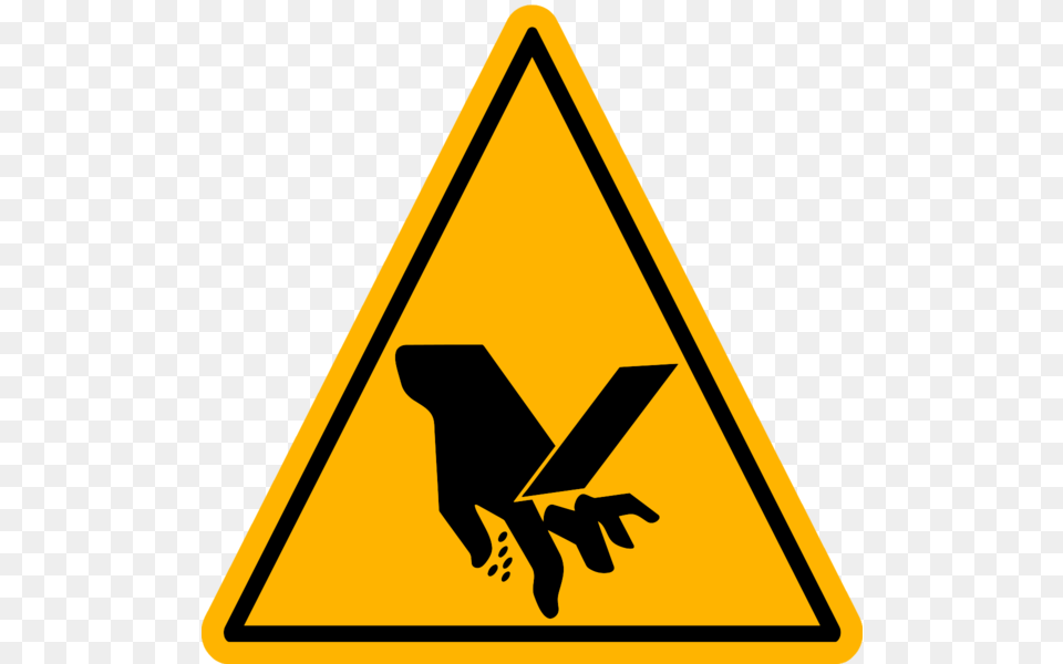 Transparent Caution Sign Caution Finger Trap Sign, Symbol, Road Sign Free Png Download