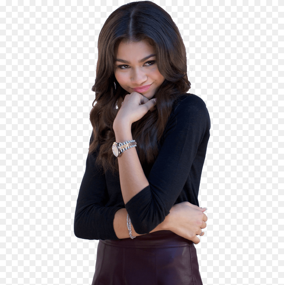 Transparent Celebrity Zendaya White Background, Accessories, Adult, Woman, Person Free Png Download