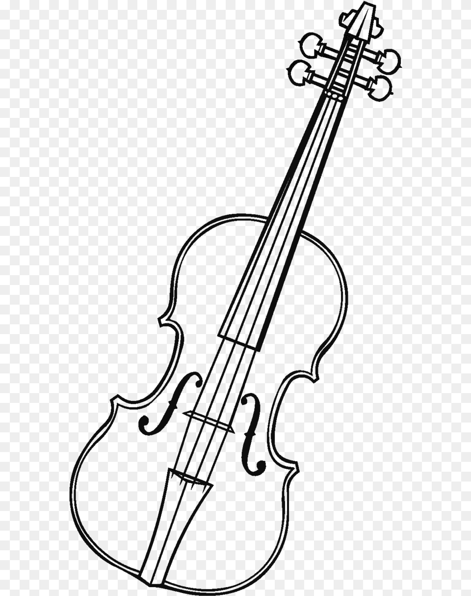 Transparent Cello Clipart Violin Coloring Page, Musical Instrument Png