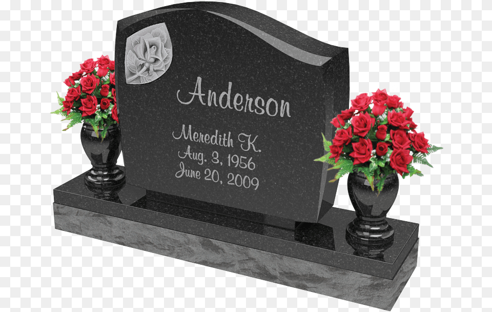Transparent Cemetery Headstone, Gravestone, Tomb, Flower, Flower Arrangement Png Image