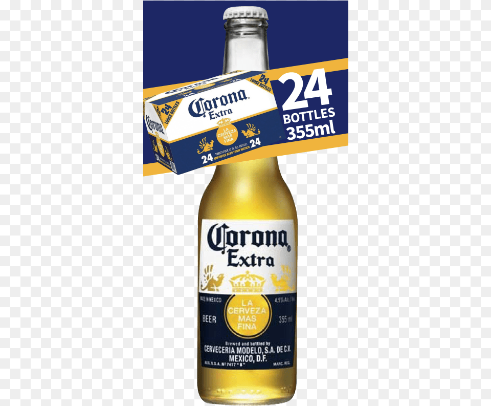 Transparent Cerveza Modelo Corona Extra, Alcohol, Beer, Beer Bottle, Beverage Free Png