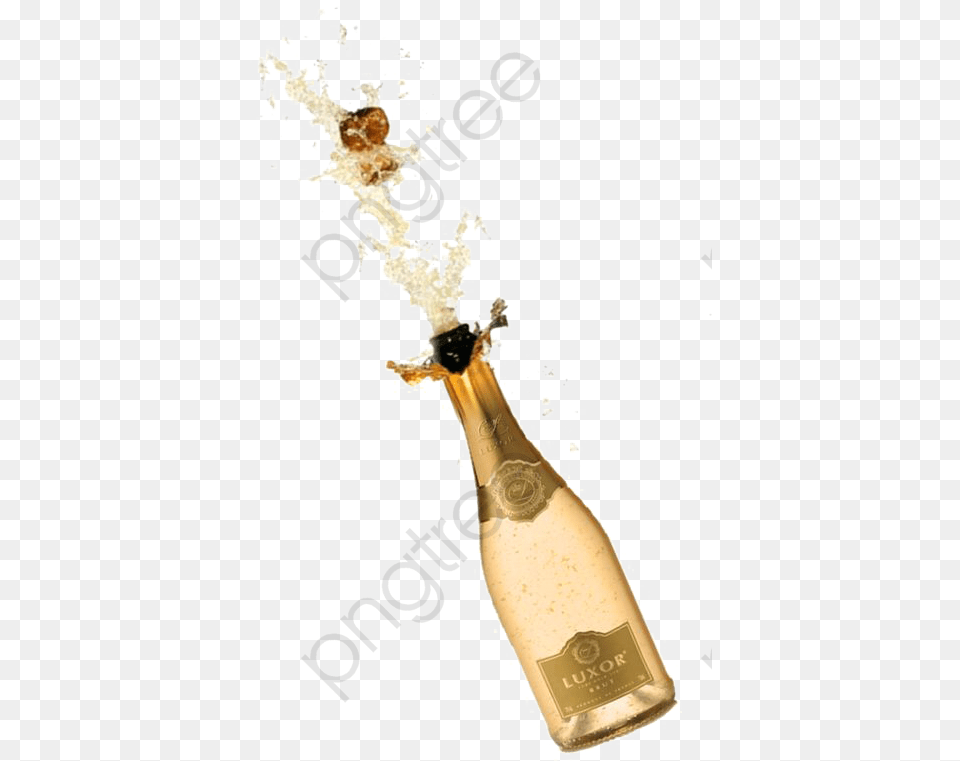 Transparent Champagne Bottle Champagne Bottle Pop, Alcohol, Beer, Beverage, Wine Free Png Download