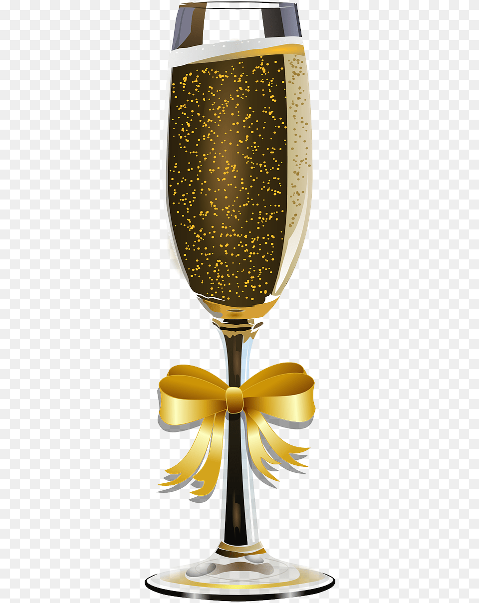 Transparent Champagne Glasses Toast Gold Wine Glass Clipart, Alcohol, Liquor, Goblet, Beverage Png Image