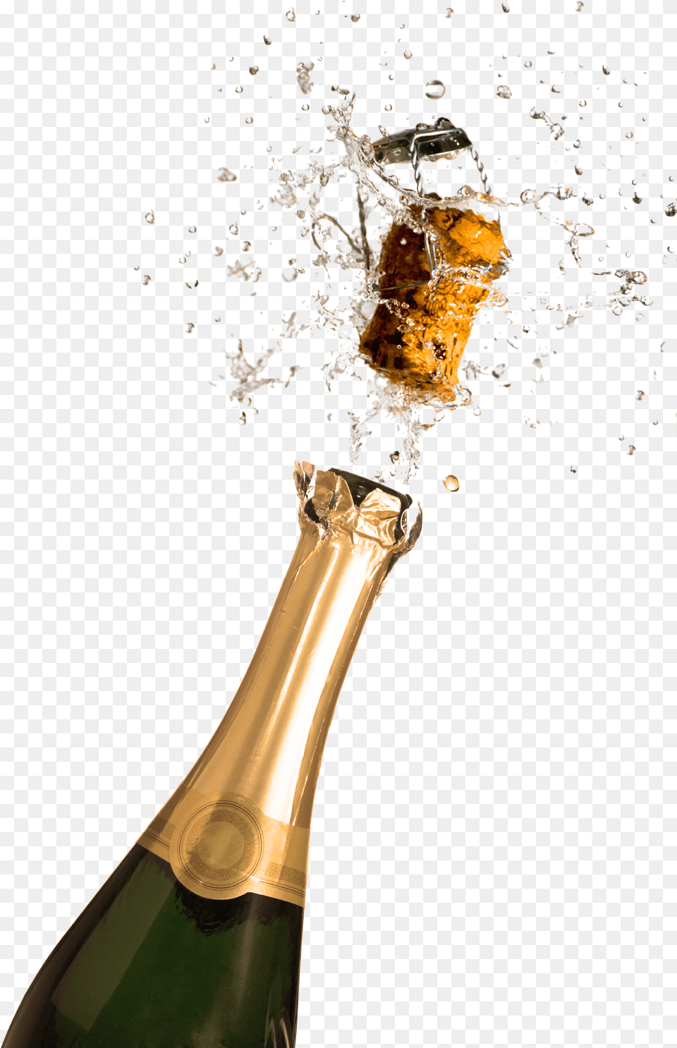 Transparent Champagne Popping, Bottle, Alcohol, Beverage, Liquor Png Image