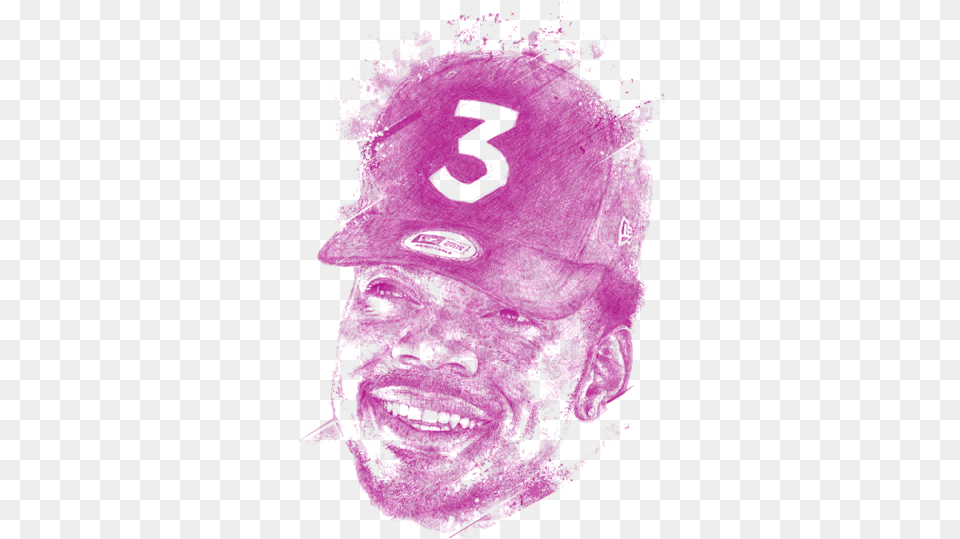 Transparent Chance The Rapper, Bag, Purple, Person, Backpack Png Image