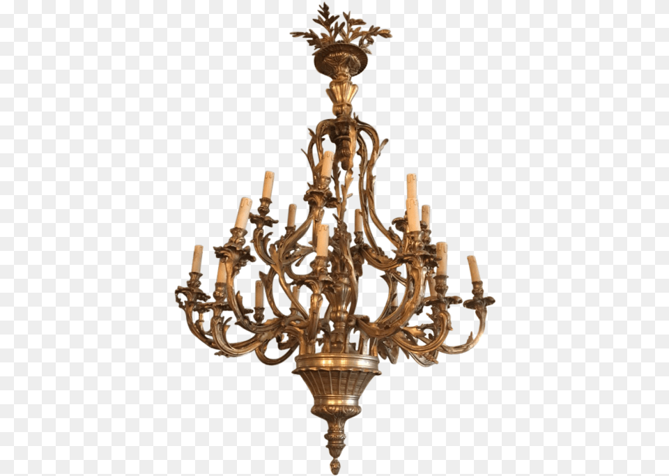 Transparent Chandelier Clipart Transparent Old Chandelier, Bronze, Lamp Free Png Download