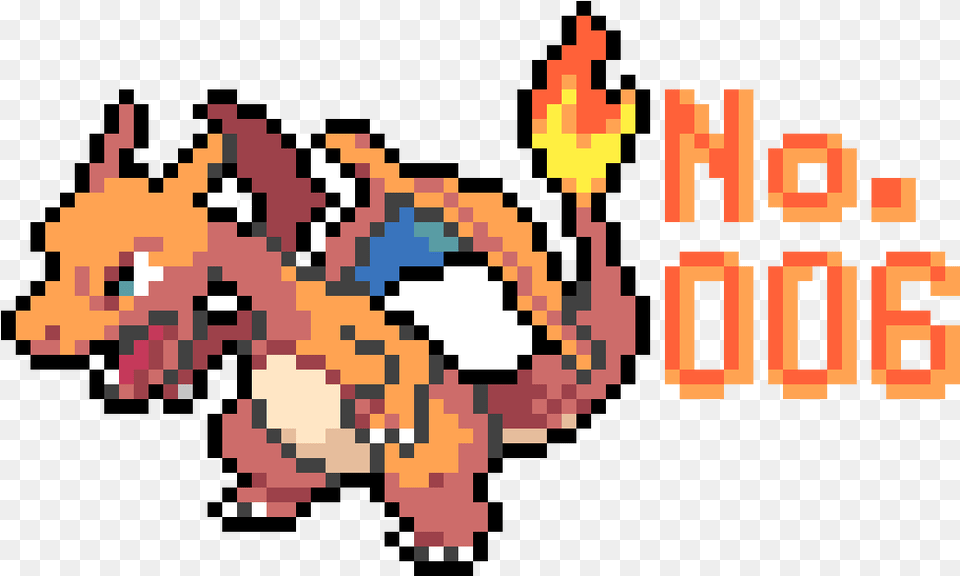 Transparent Charizard Sprite Pokemon Sword And Shield Pokedex Charizard, Art, Qr Code Free Png Download