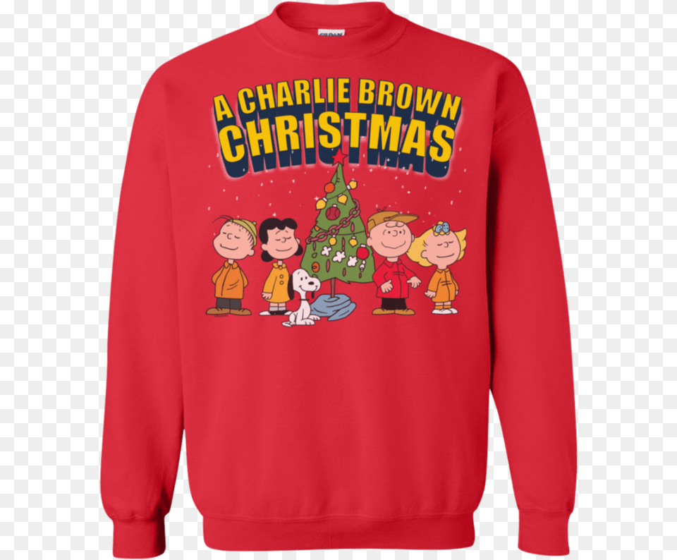 Transparent Charlie Brown Christmas Sweater, Sweatshirt, Clothing, Knitwear, Baby Png