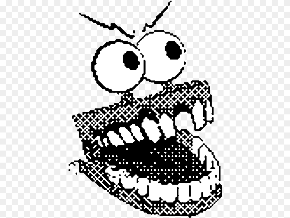 Chattering Teeth Clipart, Stencil, Baby, Person, Face Free Transparent Png