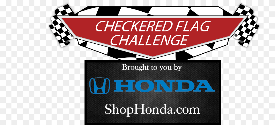 Transparent Checkered Flag Honda, Advertisement, Poster Free Png Download