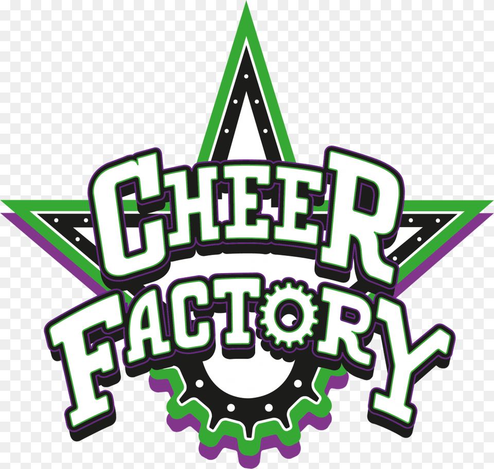 Transparent Cheerleading Clipart Cheer Factory, Logo, Symbol, Dynamite, Weapon Png