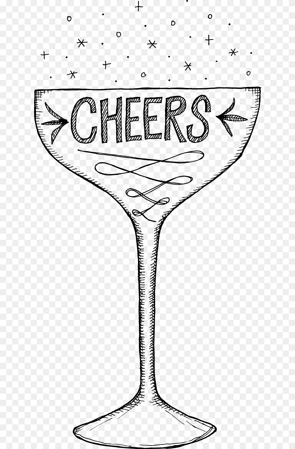 Transparent Cheers Clipart Champagne Stemware, Alcohol, Beverage, Glass, Liquor Free Png Download