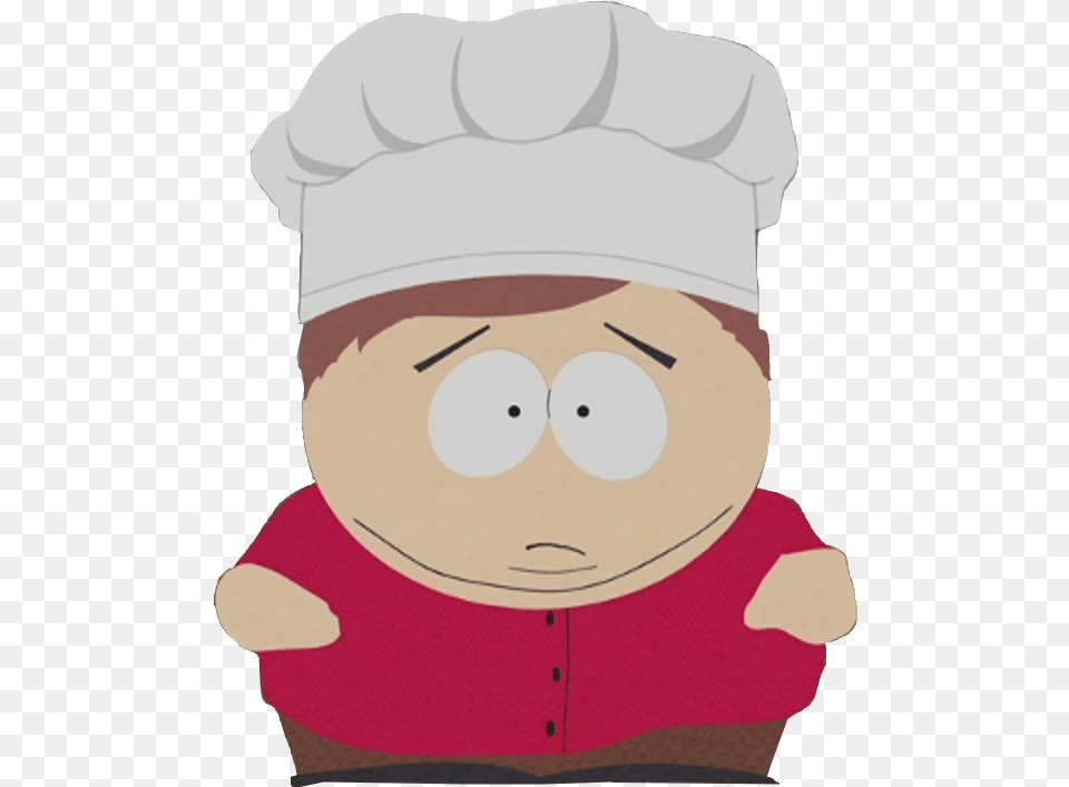 Transparent Chef Cap Clipart Cartman South Park Transparent, Baby, Person, Cartoon Free Png