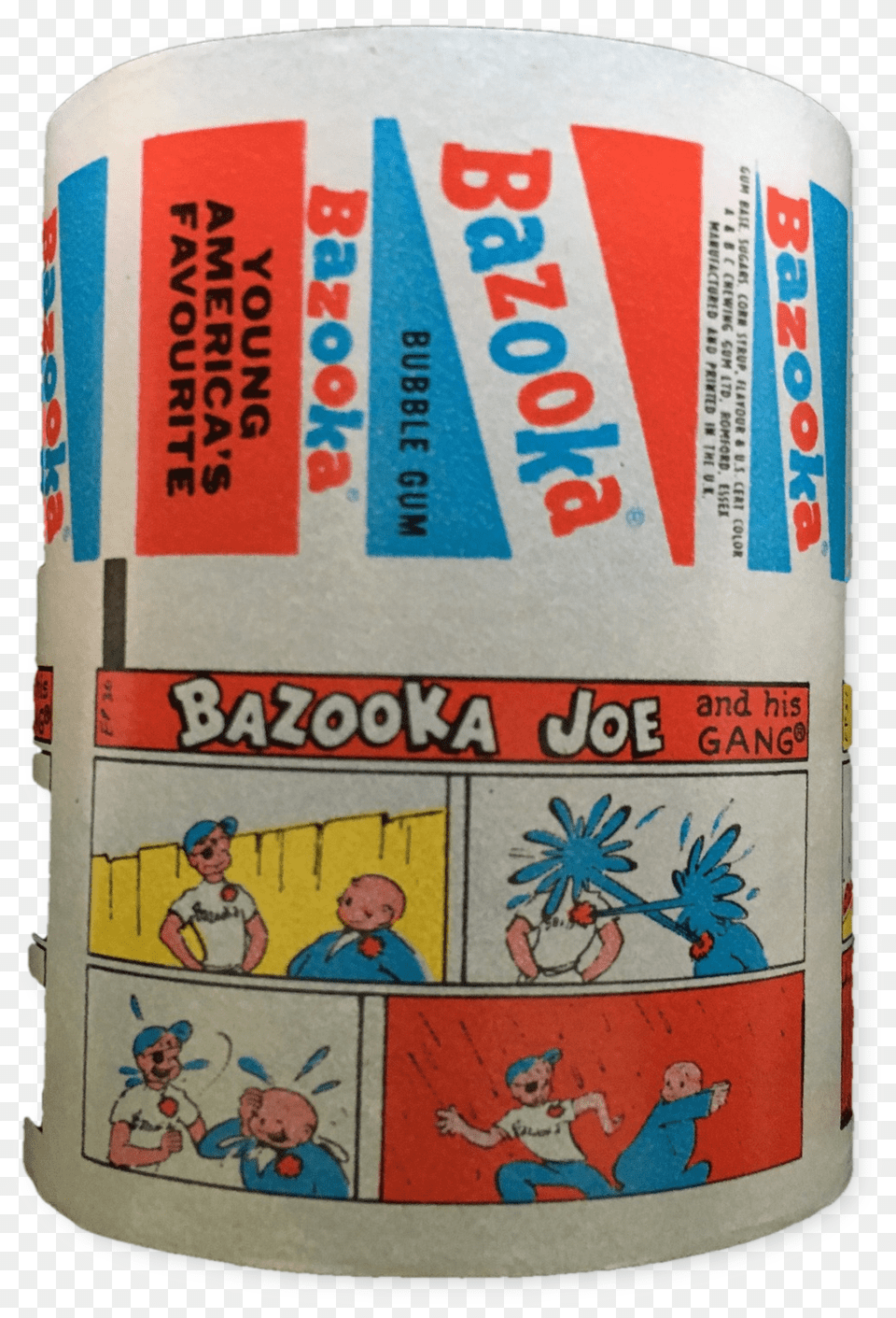 Transparent Chewing Gum Clipart Bazooka Joe Comics, Baby, Person, Face, Head Free Png