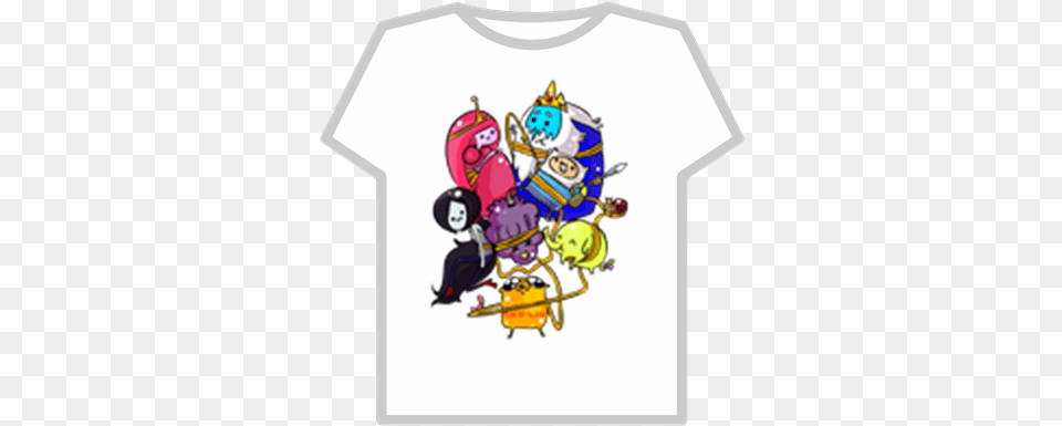 Transparent Chibi Adventure Time Main Characters Roblox Tabby T Shirt Slime Rancher, Clothing, T-shirt, Art Png