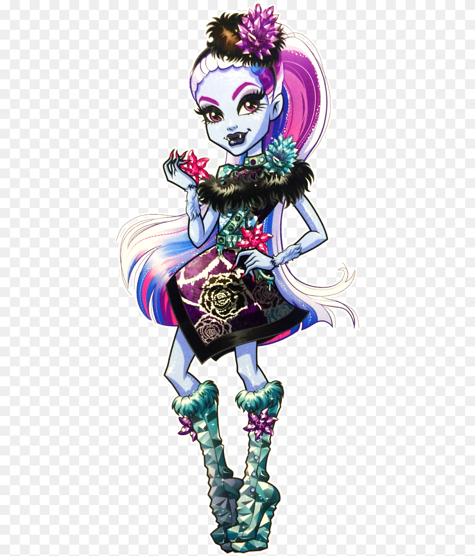 Transparent Chicas Tumblr Abbey Bominable Monster High Dance The Fright Away, Purple, Book, Publication, Comics Png Image