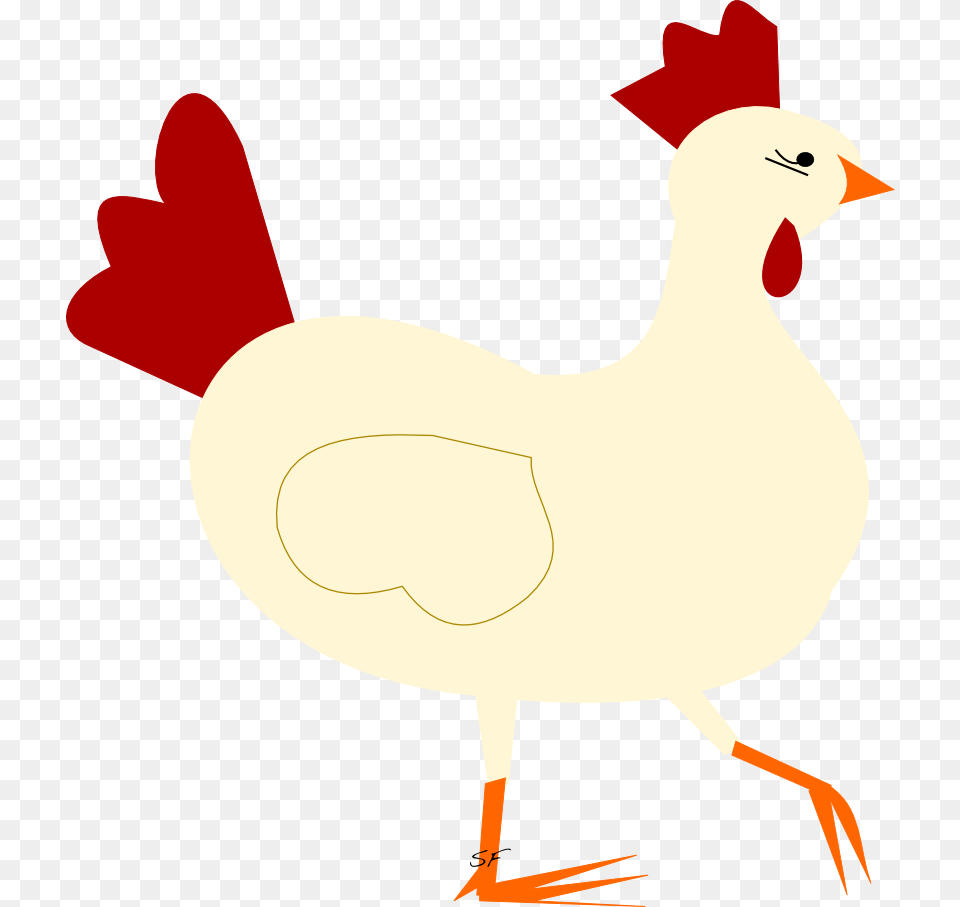 Transparent Chicken Clipart Chicken Clipart No Background, Animal, Bird, Fowl, Hen Png