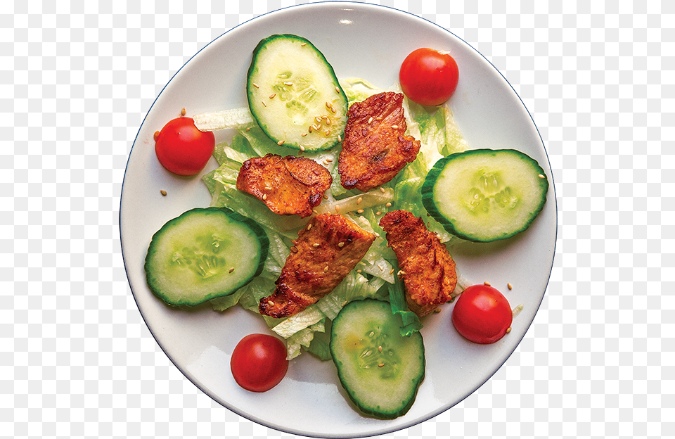 Transparent Chicken Salad Cucumber, Lunch, Food, Meal, Dish Free Png