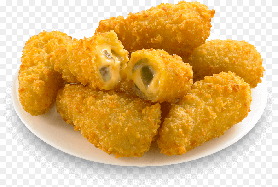 Transparent Chicken Wrap Jalapeno Bombers Texas Chicken, Food, Fried Chicken, Plate, Nuggets Png