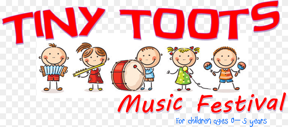 Transparent Children Music Clipart Kids Playing Instruments Clipart, Baby, People, Person, Face Png
