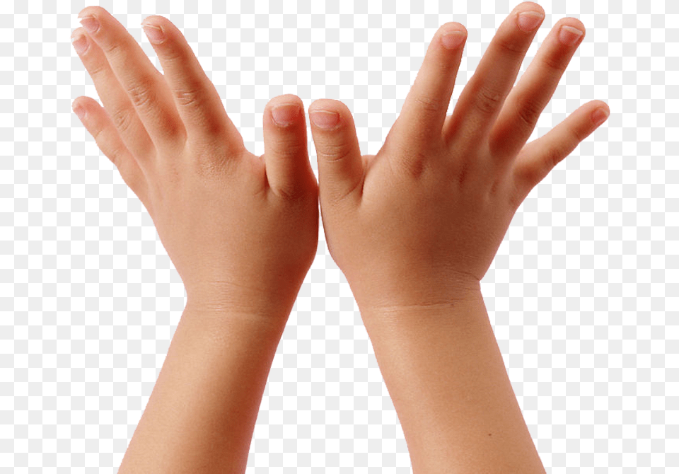 Transparent Children Raising Hands Clipart Children Hand Clipart, Body Part, Finger, Person, Wrist Free Png Download