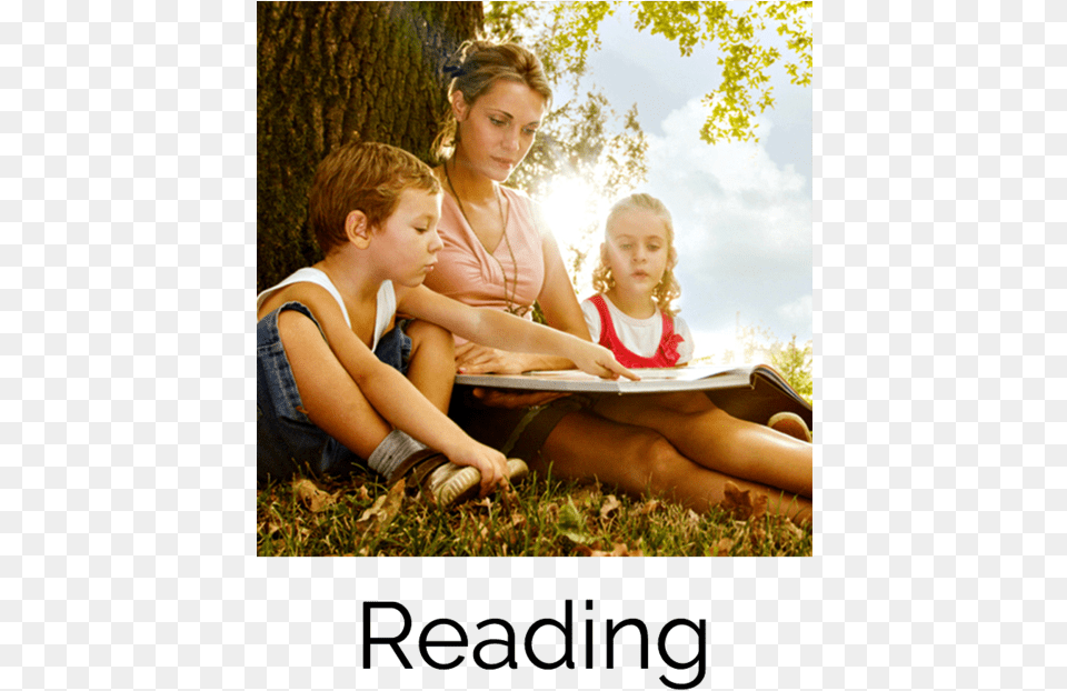 Transparent Children Reading Discover Demi Pair, Plant, Person, People, Grass Free Png Download