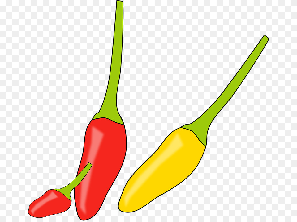 Transparent Chili Clipart Indonesian Flag And Red Chilli, Food, Produce, Pepper, Plant Free Png Download