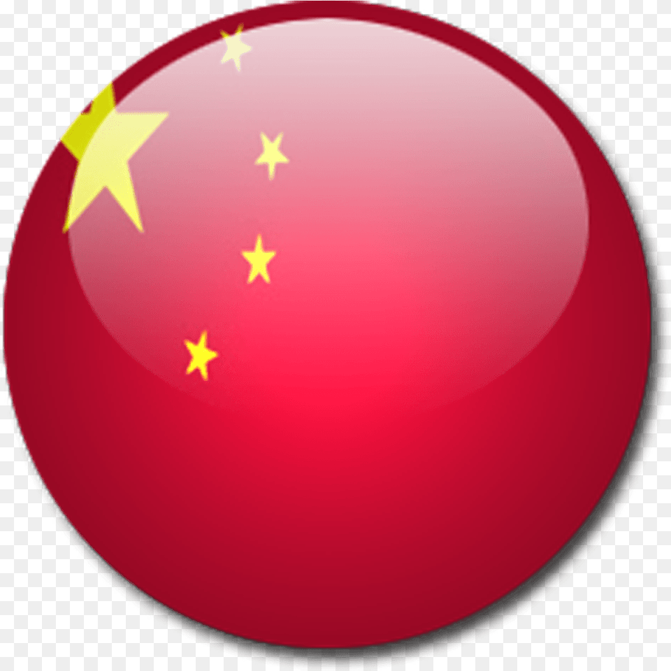 China Flag Clipart Round China Flag, Sphere Free Transparent Png