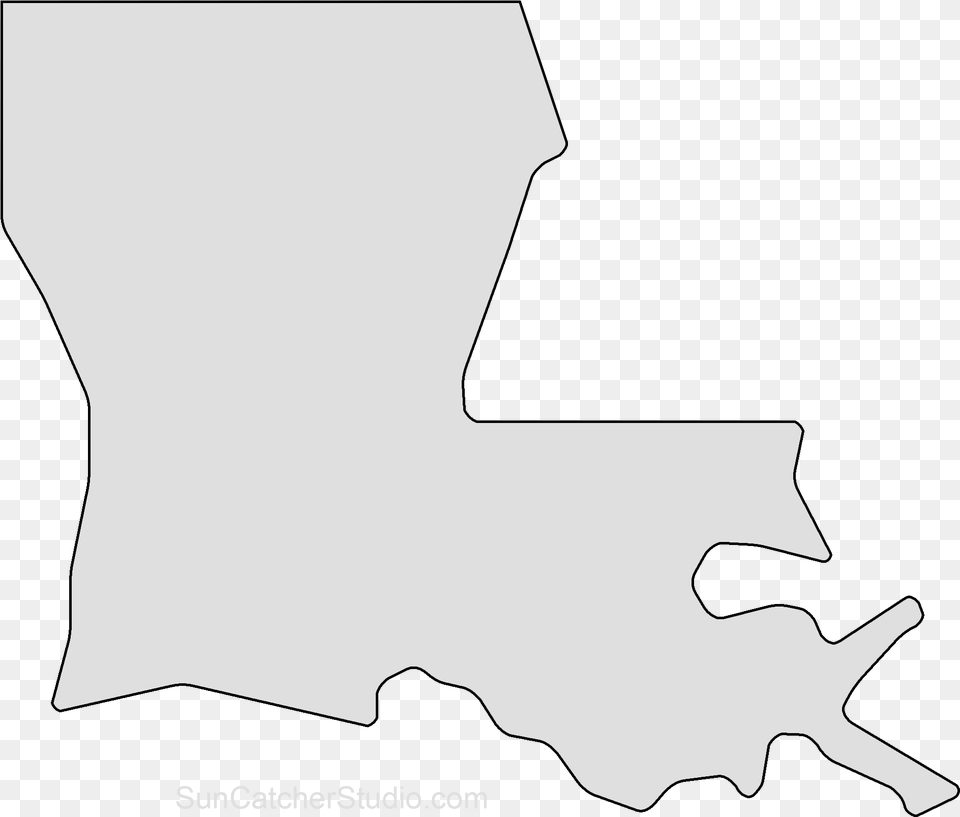 Transparent China Map Outline Cut Out Louisiana Template, Silhouette, Stencil Png