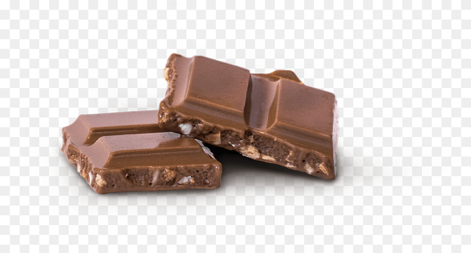 Transparent Chocolate Bar Chocolate And Milk Flavour, Dessert, Food, Fudge, Bread Png Image