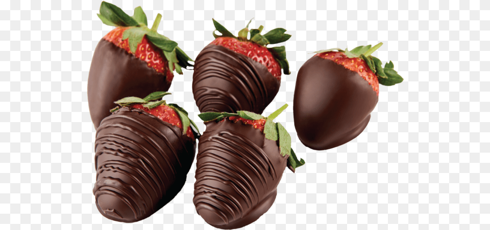 Transparent Chocolate Dipped Strawberries, Berry, Food, Fruit, Plant Png