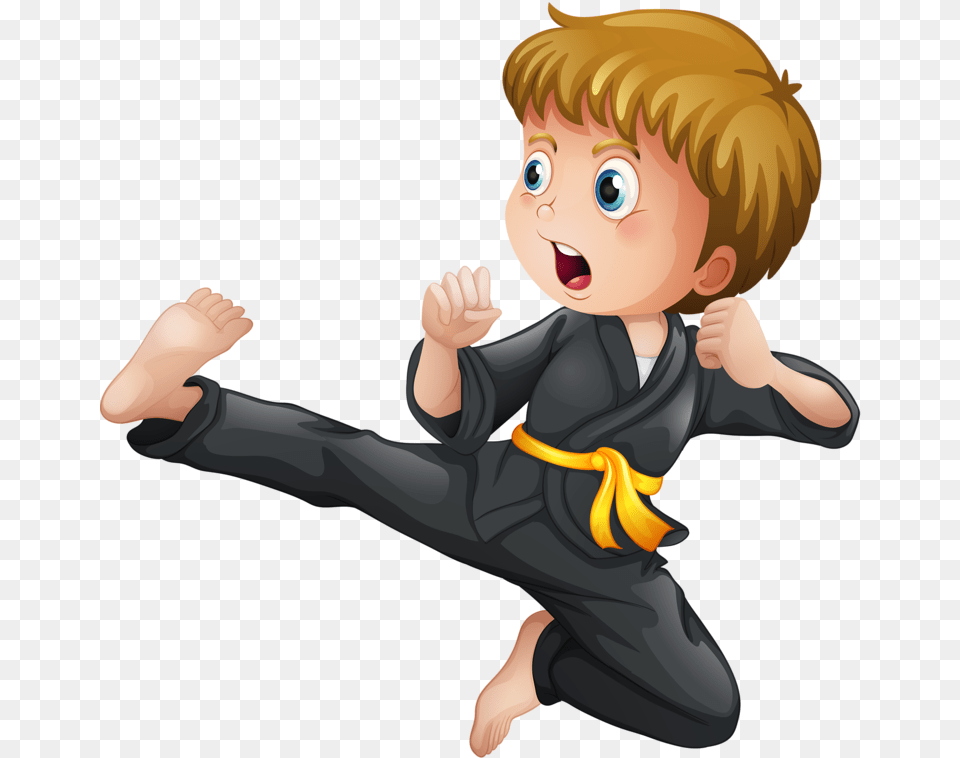 Transparent Chop Clipart Boy Karate Clipart, Baby, Person, Face, Head Png Image