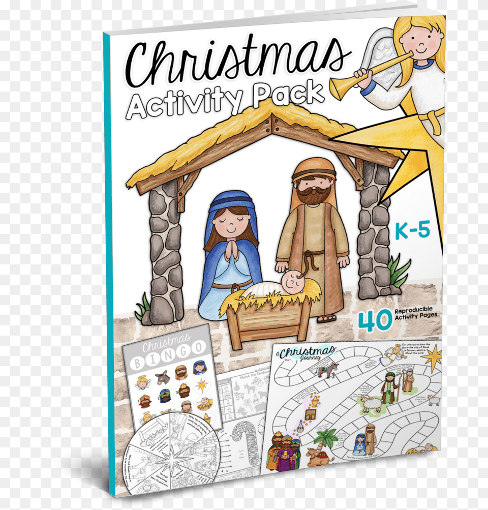 Transparent Christian Christmas Christmas Lessons Crafts For Sunday School, Book, Comics, Publication, Baby Free Png Download