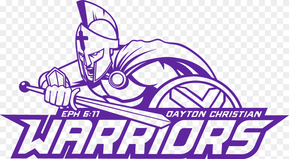 Transparent Christian Warrior Clipart Dayton Christian Warriors, Purple, Lighting Png Image