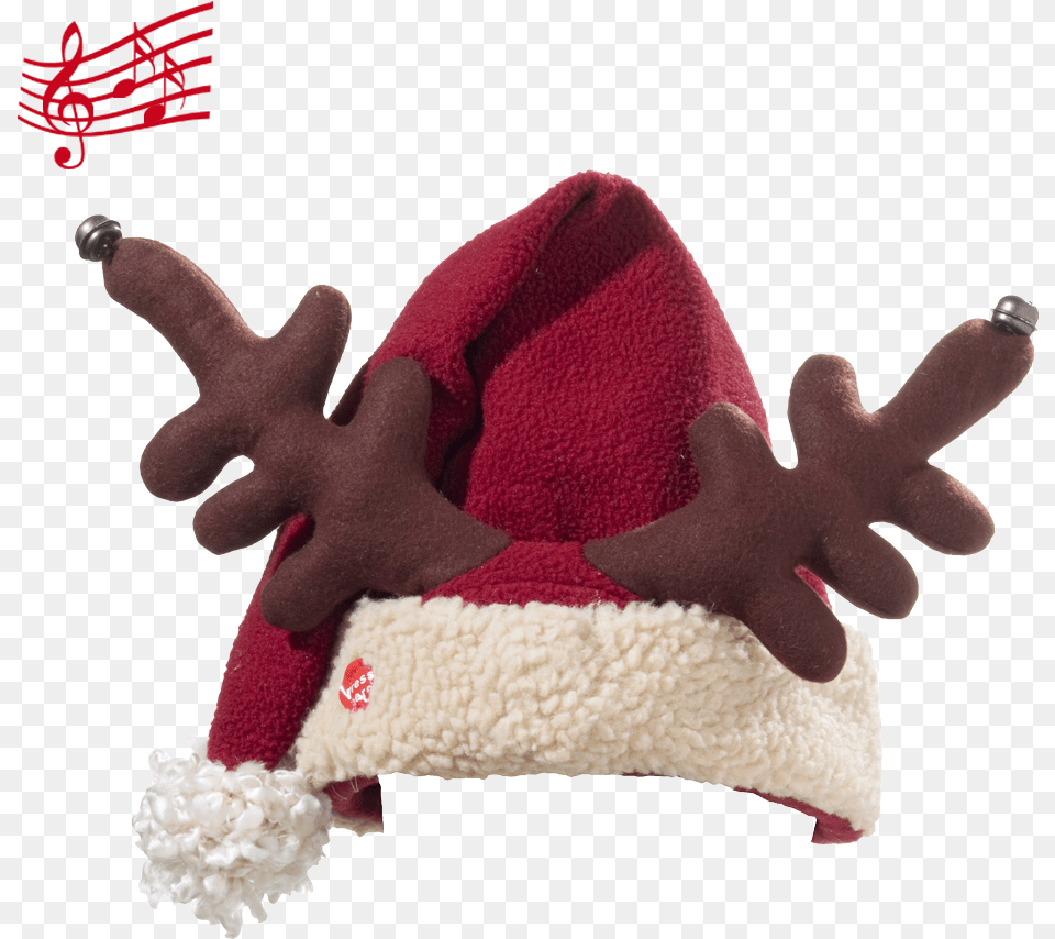 Transparent Christmas Antlers Plush, Clothing, Hat, Toy, Glove Free Png Download