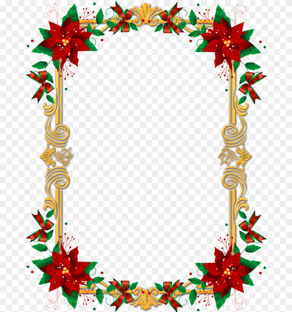 Transparent Christmas Border Design, Art, Floral Design, Graphics, Pattern Free Png