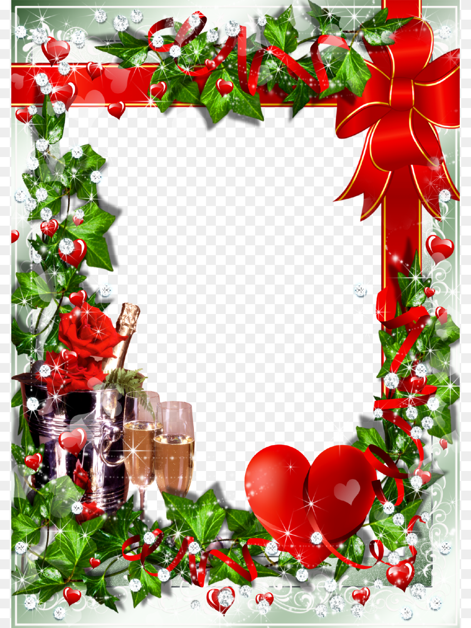 Christmas Border Design, Balloon Free Transparent Png
