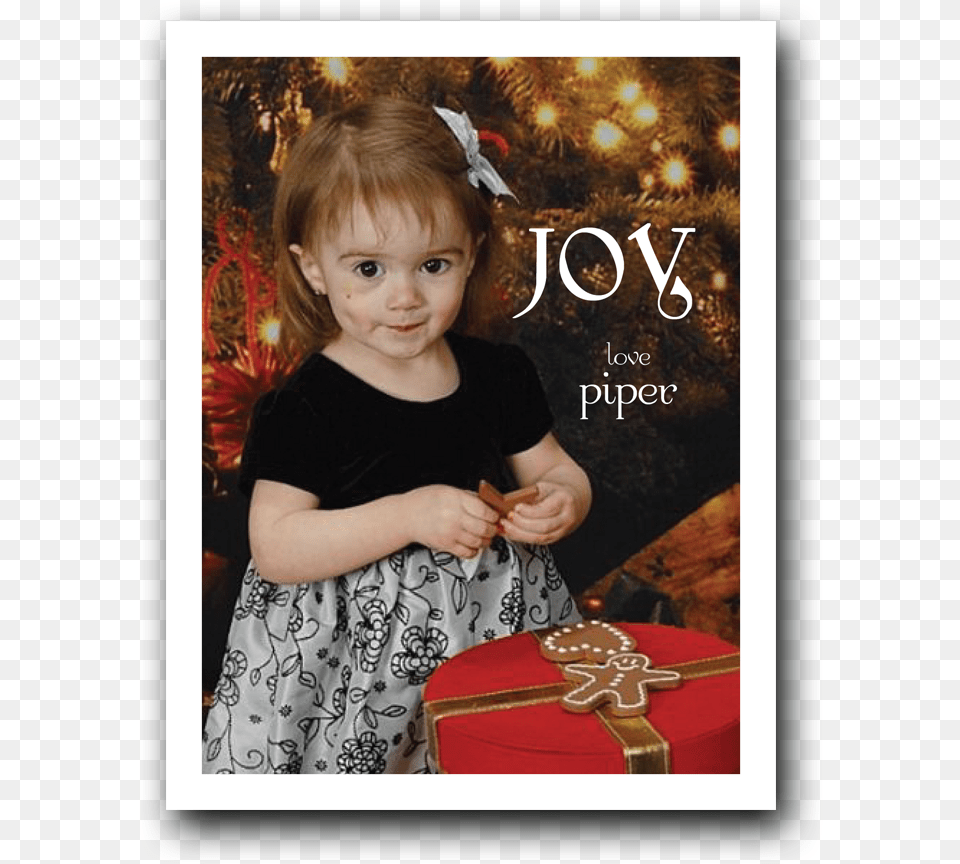 Transparent Christmas Card Frame Girl, Child, Female, Person, Face Free Png Download