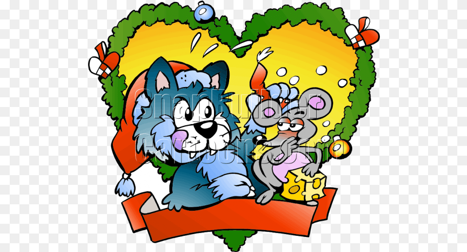 Christmas Cat Illustration, Baby, Person, Book, Comics Free Transparent Png