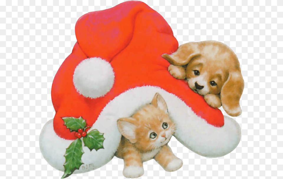Transparent Christmas Dog Clipart Imagenestiernas De Navidad, Toy, Plush, Pet, Mammal Free Png