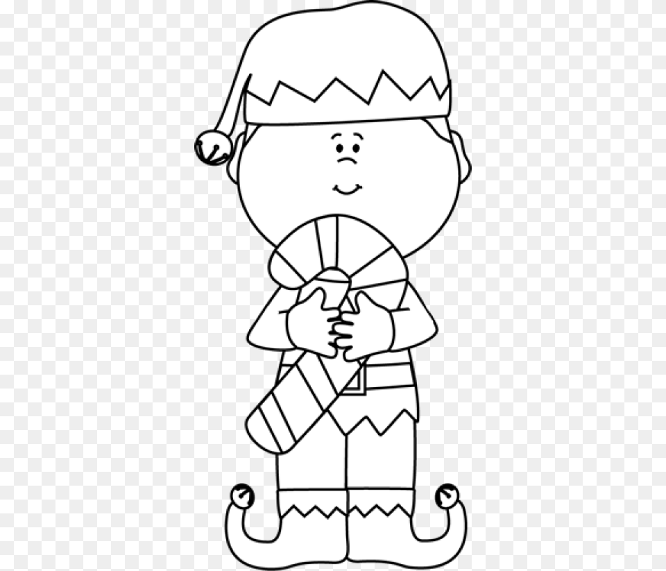 Transparent Christmas Elf Clipart, Baby, Person, Stencil Free Png