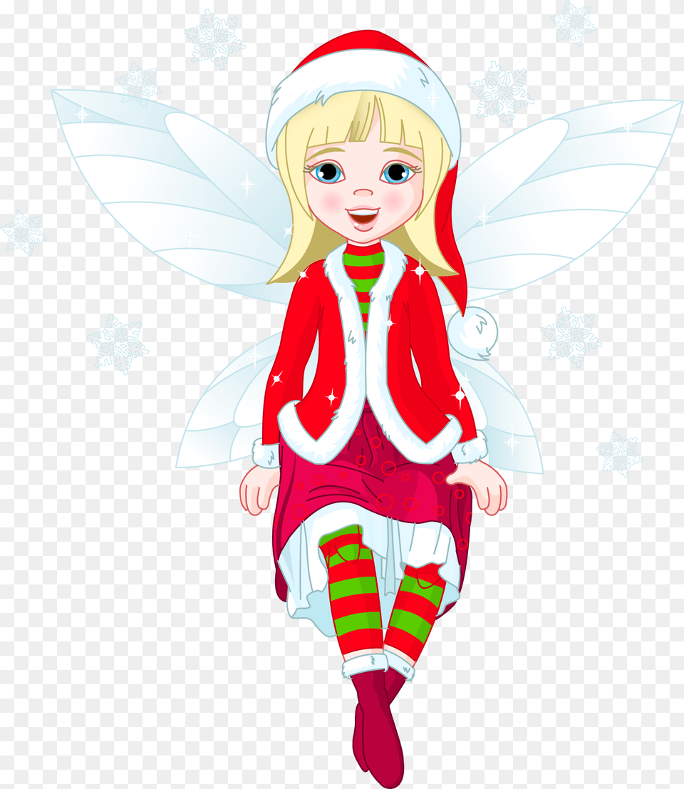 Christmas Elf Clipart Lutin Fille De Noel, Baby, Person, Face, Head Free Transparent Png